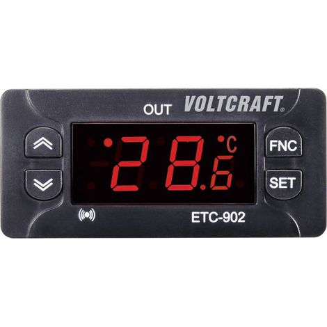 [GEBRAUCHT] B-Ware Voltcraft Temperaturregler ETC-902 230V AC -30 bis 99°C Relais 10A NTC 2m Kabel
