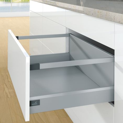 Kit arcitech 94 avec bandeaux hauteur 250 - Décor : Anthracite - Longueur : 650 mm - HETTICH (1/5)