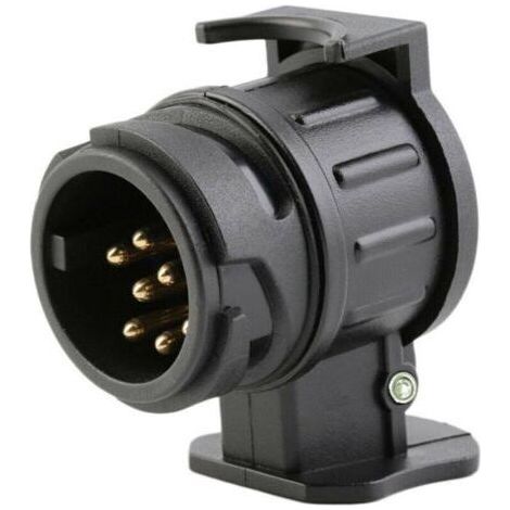 Adaptateur de remorque 13 broches vers 7 broches pour prises standard européennes, attelage, camion, caravane, prise (1/4)