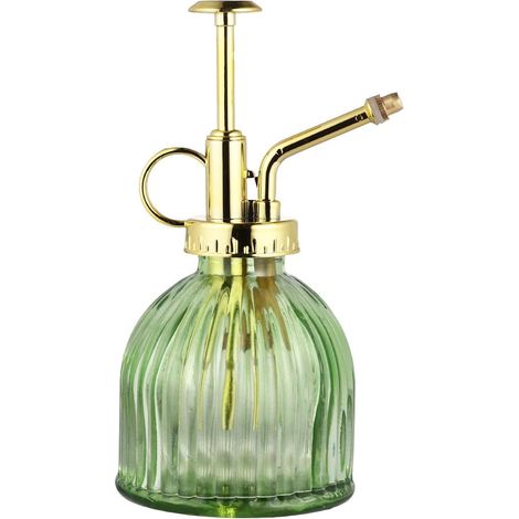 Sprühflasche und Transparentem Körper Retro Grün mit Großer