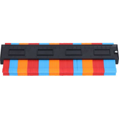 Contour de forme irrégulière Duplicateur de profil pour soudure menuiserie traçage multi-couleurs 26cm (1/5)