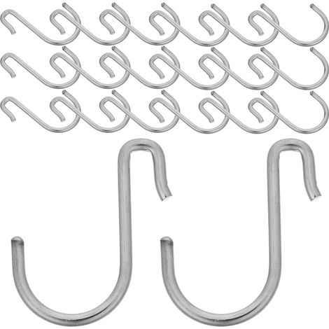 Pieces J Shaped Hooks for Pegboard Heavy Duty Stainless