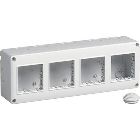 Contenitore da parete IP40 8 moduli Vimar Eikon Plana Arké 14814