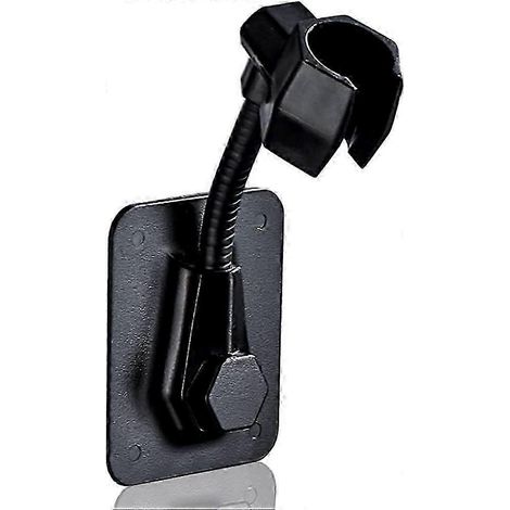 Duschwandhalterung, Duschkopfhalterung, selbstklebende Duschhalterung, schwarze Duschhalterung