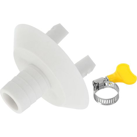27mm Connecteur de Tuyau de Vidange de Climatiseur Blanc (1/5)