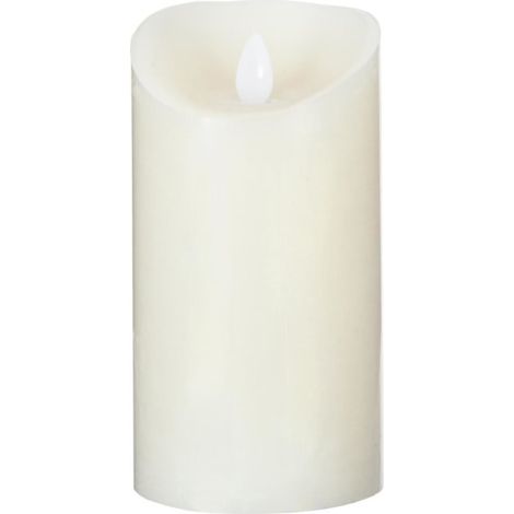 Bougie Led Flamme Vacillante "Vela" 460g Blanc (1/2)