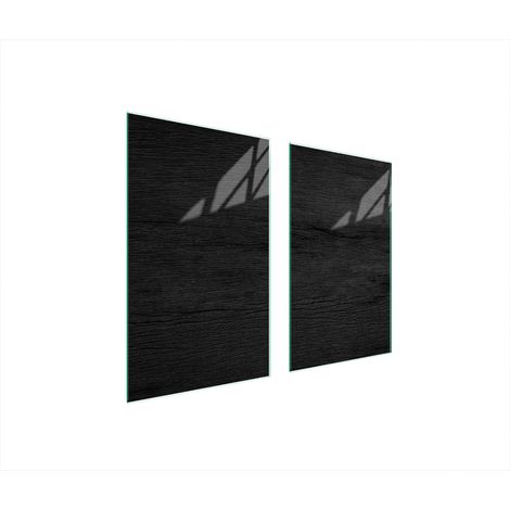 GLASSCHUTZPLATTE FÜR HERD 75x52 SCHWARZ (1/5)