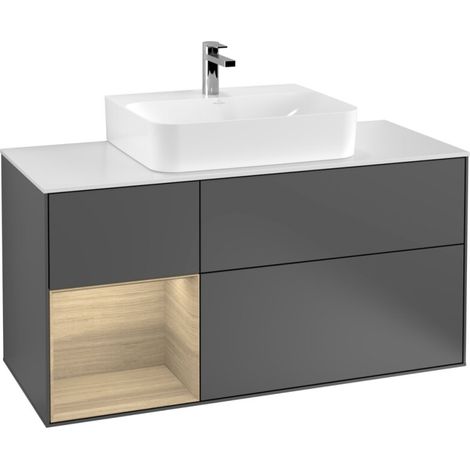 Villeroy & Boch F161PCGK Meuble sous-lavabo Finion F16