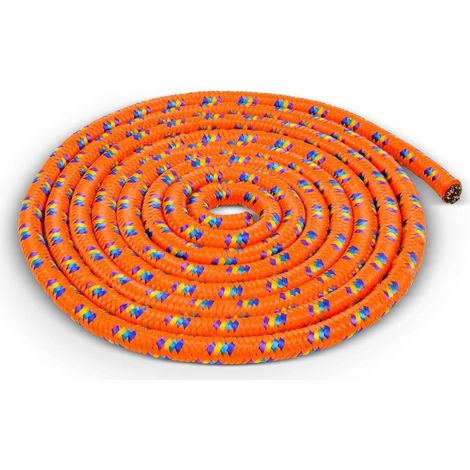 Springseil, 3 Meter, orange, rutschfester Griff (1/2)