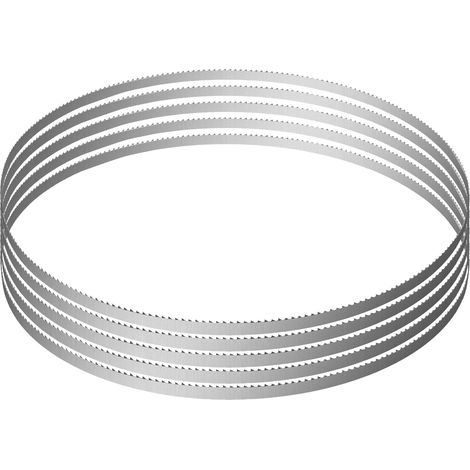 VEVOR Lama per Segaossa Macchina Segatrice per Ossa 1650 x 16 x 0,56 mm, Set di Lama per Segaossa da 5 Pezzi Compatibile per Segaossa da Banco Segaossa da Terra, 5 Lame a Nastro in Acciaio al Carbonio (1/5)