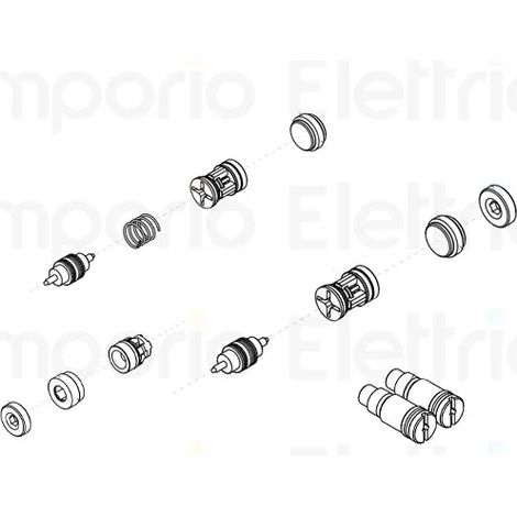 faac pièce détachée groupe valves j275ha 63003299 (1/3)