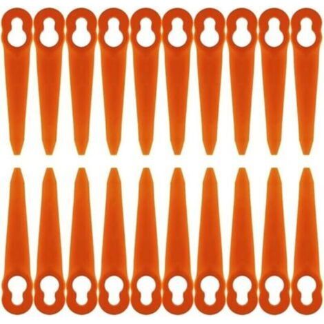 100 lames pour Stihl PolyCut 2-2 PolyCut 3-2, FSA 45 FSA 57 FSE 52, lames en plastique pour tondeuse sans fil Stihl (1/4)
