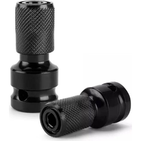 Schlagschrauber-Bits. Adapter für Schlagschrauber: 1/2"-Vierkant auf 1/4"-Sechskant. (1/5)