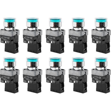 10 XB2-10DN24V Selbstrückstellende Drucktaster für elektrische Geräte (1/5)
