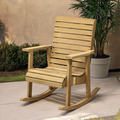 Hamac braun en tannenholz 64 x 86 x 85 cm (1/5)