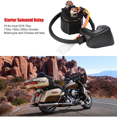 Démarreur solénoïde relais pour Honda TRX400EX TRX300 ATC GY6 50cc-125cc VTT (1/5)