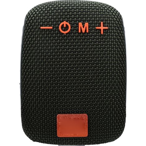 Enceinte Bluetooth pour vélo, véritable stéréo sans fil, étanche, portable, avec radio FM, idéale pour le vélo, le camping et la randonnée (vert foncé). (1/5)