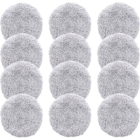 Pair CSPARKV Lot de 12 Chiffons de Nettoyage de vitres pièces d'aspirateur Robot aspirateur vadrouille Humide pour Robot Nettoyage vitres