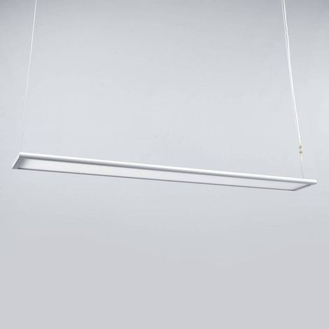 [GEBRAUCHT] B-Ware Arcchio Hängeleuchte Pendelleuchte LED Büro weiß dimmbar warmweiß Kunststoff Alu (1/2)