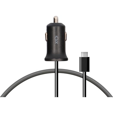 Cargador de Coche KSIX 2.1A USB Negro 8427542079622 S1901867 KSIX (1/4)