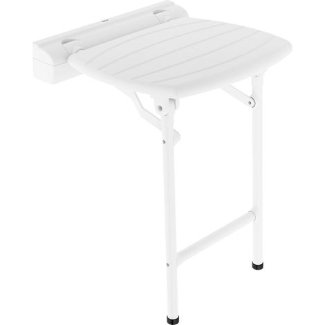 Siège de douche pliant COMFORT - ROCA Options : Avec pieds (1/2)