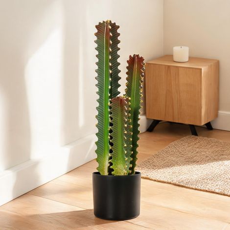 Plante artificielle verde en eva PP 17 x 17 x 66 cm (1/5)