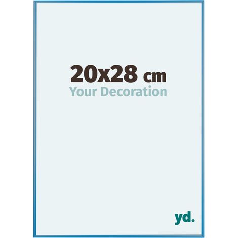 yd. - Cadre photo 20x28 - Bleu Acier - Aluminium - Kent