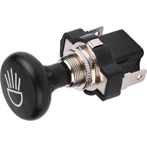 Interrupteur poussoir-tirant 12V pour phare de voiturette de golf EZGO Club Car Yamaha (1/5)
