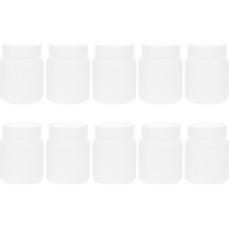 10 flacons de réactif en plastique (1/3)