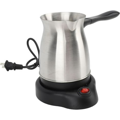 Bouilloire électrique turque à café 600ml, machine à café turque en acier inoxydable, cuiseur à café oriental automatique, faitout électrique 0,6L, cafetière traditionnelle avec mousse, usage domestiq (1/5)