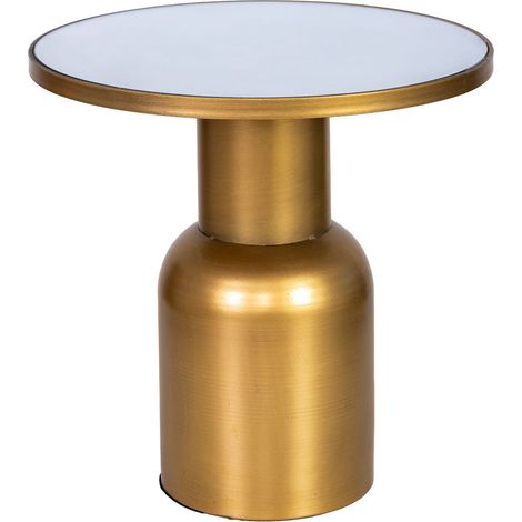 Mesa auxiliar de metal 46x46x45h cm (1/5)