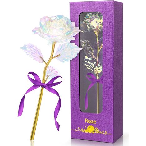 24K Goldene Ewige Rose Geschenk für Frauen Mutter Freundin Valentinstag Jubiläum (1/5)