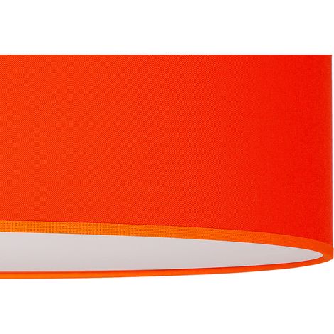 [GEBRAUCHT] B-Ware Euluna Roller Decke Stoffschirm Orange ø 50 Cm Deckenlampe Lampe Leuchte Spot