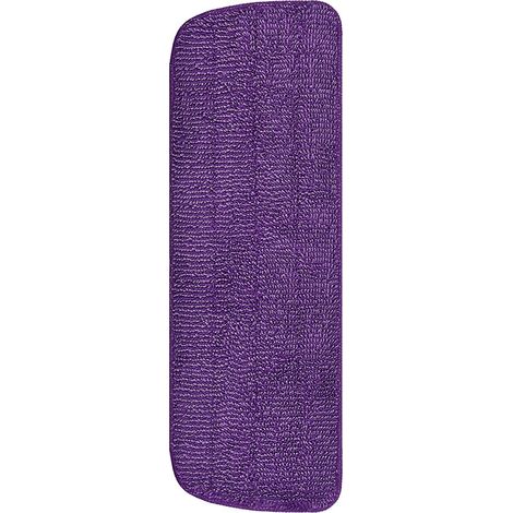 3 waschbare Nachfüllpackungen für elektrischen Sprühwischmopp, trapezförmige haftende Mikrofasertücher (41x14 cm), kompatibel mit Swiffer PowerMop, Farbe Lila-lsw (1/2)