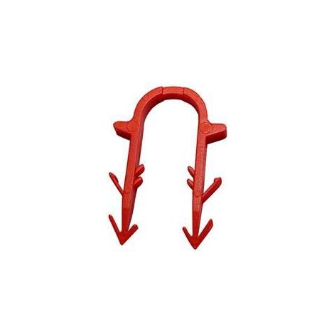 REHAU Befestigungsklammer lang rot - 58 mm - 13406041001