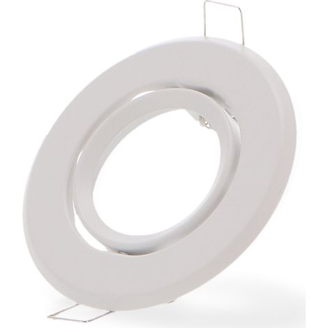 Bague inclinable ronde blanche Série Eco pour GU10/MR16 - Ledme - LM4318 (1/2)