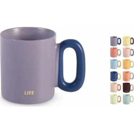 Taza mug pastel glow colores surtidos 600x300x240
