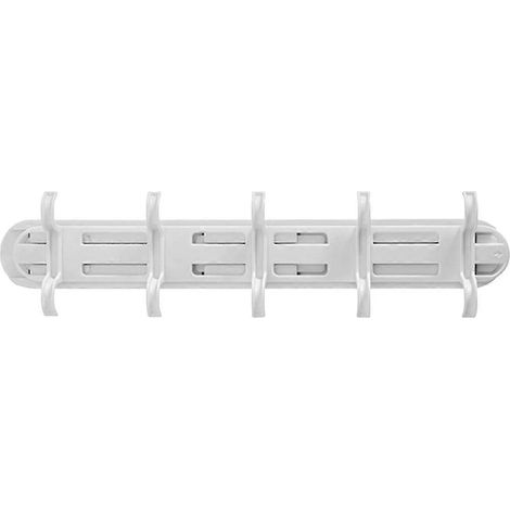 Porte-gobelet adhésif sans perçage à placer sous un meuble, rangement pour ustensiles de cuisine, organisation de la cuisine-27.3X6.7X2.7CM-White (1/4)