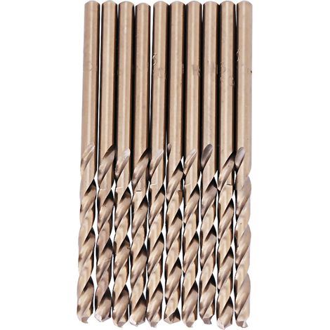 Jeu de forets en cobalt M35 HSS-CO pour le perçage de l'acier inoxydable (4,5 mm) (1/5)