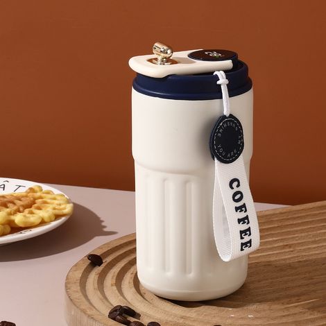 Tasse Isolée Double Paroi - Acier Inoxydable 304 - Capacité 450 ml - Usage Intérieur Et Extérieur - 1 Pièce (1/5)