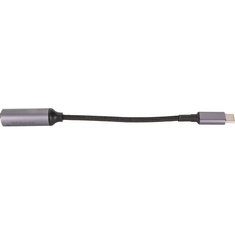 DC-auf-USB-C-Kabel 6,3 x 3,0 mm, 100 W, Nylon, zum Schnellladen von Tablets, PCs und Smartphones