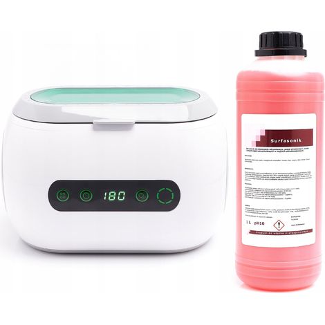 Pulitore/vasca a ultrasuoni PS-06A 35W 600ml + liquido SurfaSonic 1L