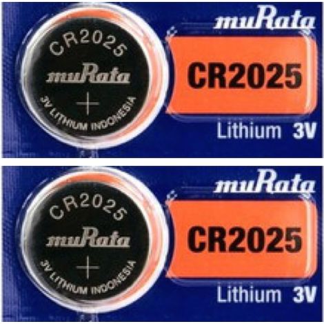 .2 piles Murata-Sony CR2025.