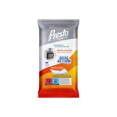 Paños de limpieza Harper Presto Dual Action para hornos, placas de cocina y chimeneas, 40 unidades.