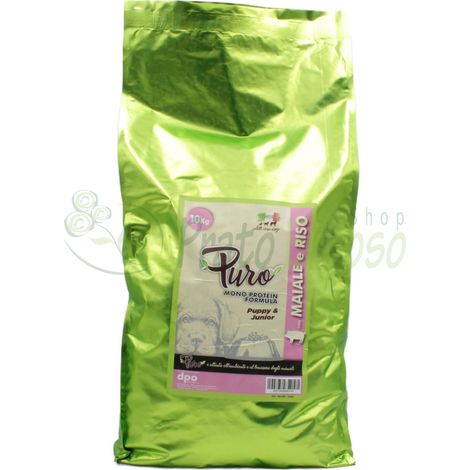 MJ10M - Croquetas monoproteicas de cerdo y arroz 10 kg - Comida para perros (1/2)