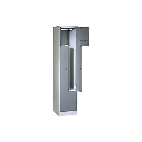 Taquilla en Z München  1 sección  A 400 mm  puertas en gris