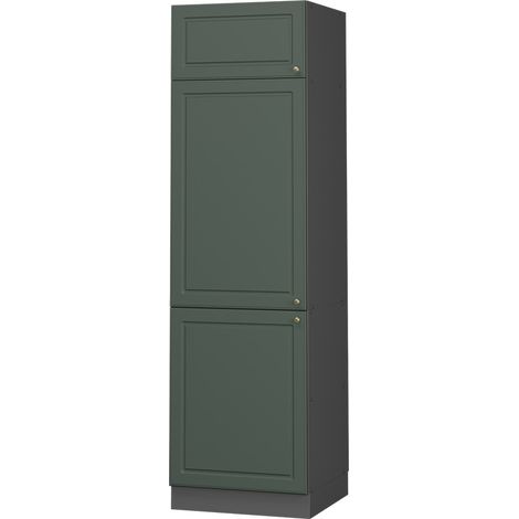Armadio frigorifero Fame-Line, Verde-oro Country House, 60 cm, Vicco