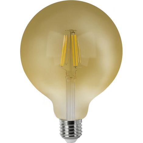 Bombilla LED Filamento Vintage Globo G125 E27 6W Matel (1/4)