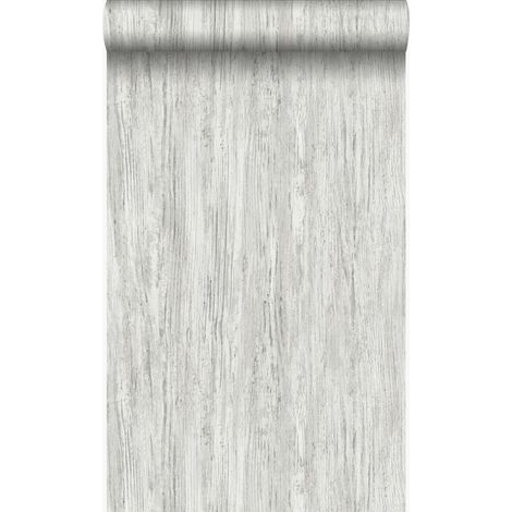 papier peint imitation bois Ivoire foncé blanc - Origin Wallcoverings (1/5)
