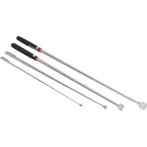 Set mit 4 teleskopierbaren Magnetstangen (1,5 lb, 3 lb, 10 lb, 15 lb), leistungsstark, stoßfest, flexibles Bergungswerkzeug (1/5)